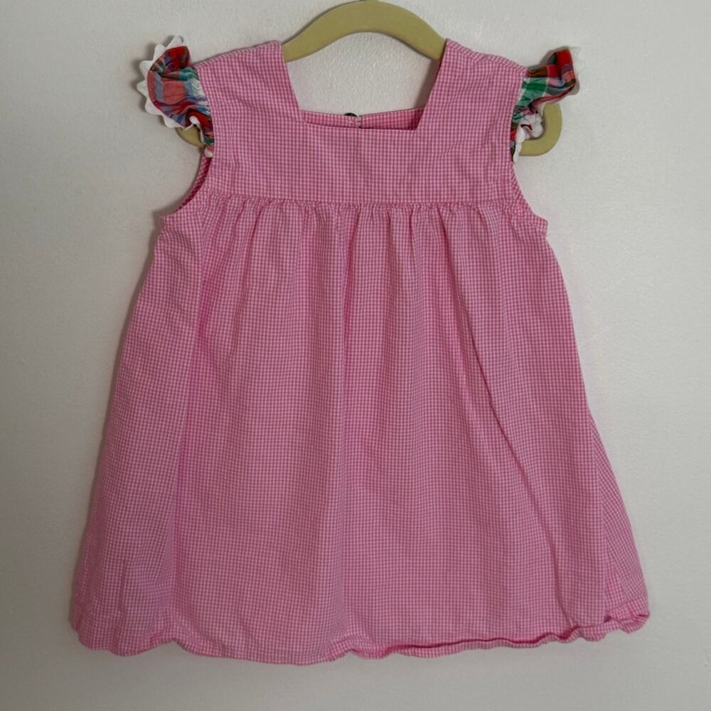Hannah Kate Pink Gingham Top size 4